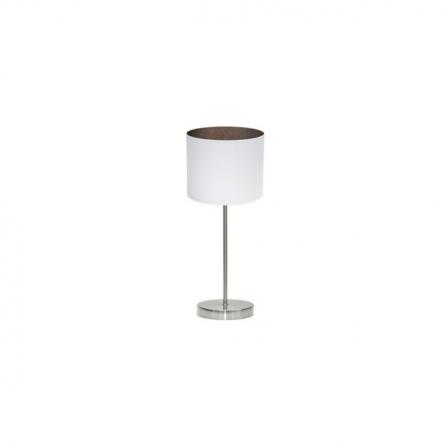 Sobremesa Tatiana 1xe14 Niquel/blanco-oxido 42x17x17 Cm