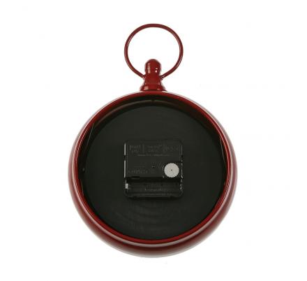 RELOJ PARED ROJO 16X23 CM