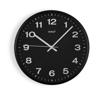 RELOJ COCINA NEGRO 30,5 CM