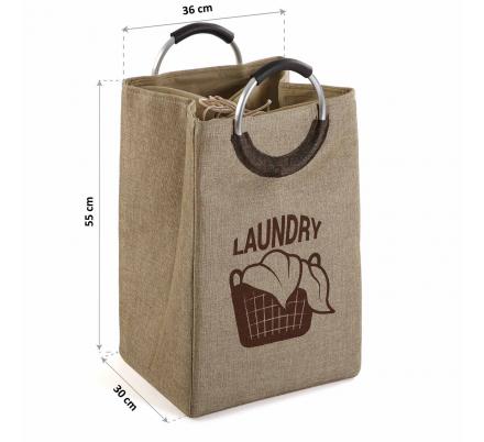 CESTO DE ROPA LAUNDRY BEIGE