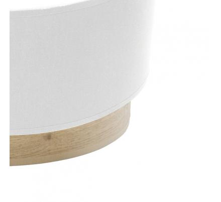 Aplique Olga 1xe27 Blanco/madera Clara 15x30x16 Cm