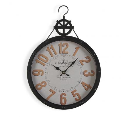 RELOJ PARED METAL CROWN