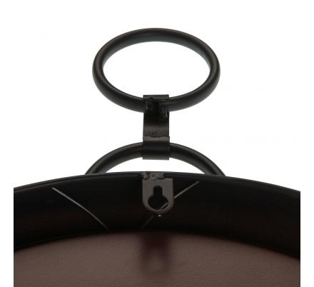 RELOJ PARED METAL BROWN
