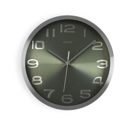 RELOJ ALUMINIO PLATEADO 30CM
