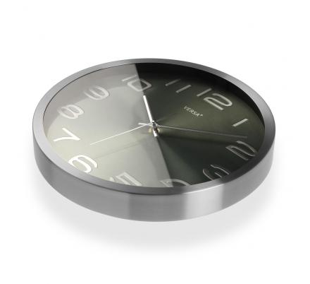 RELOJ ALUMINIO PLATEADO 30CM