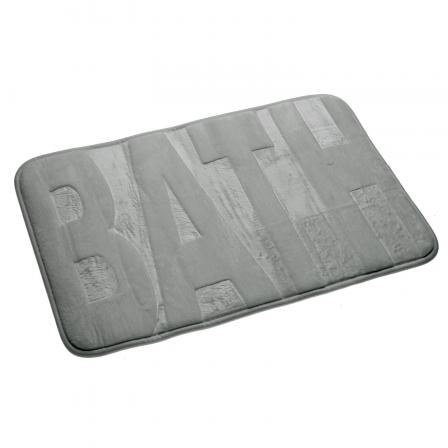 ALFOMBRA BAÑO BATH GRIS