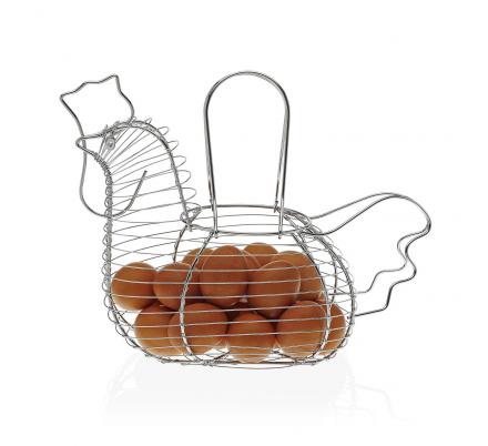 HUEVERA FORMA GALLINA CHROME