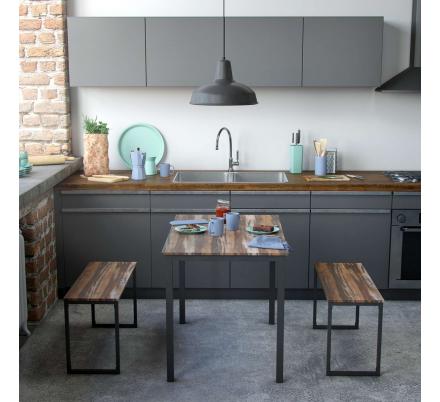 SET MESA CON DOS BANCOS