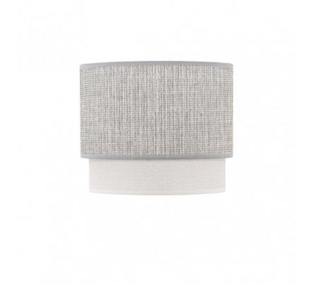 Pantalla Sobremesa Kenya E14 Gris/blanco 18Dx16dx15h