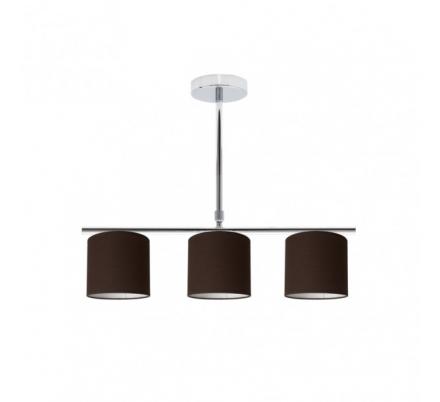 Lampara Planetario Cromo/marron 3xe14 (62x68)