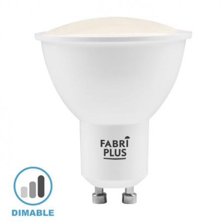 Bombilla Gu10 Dicroica 8w 4000k Fabriplus Dimable 760lm 5,8x4,9x4,9 Cm