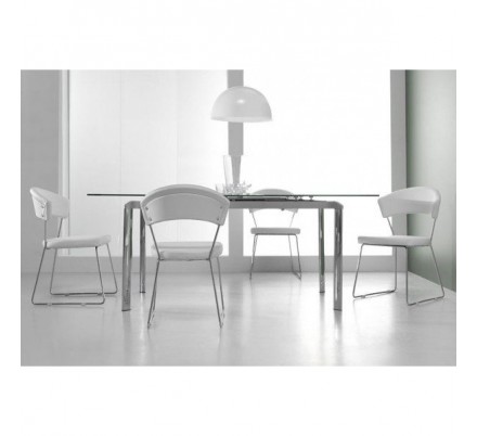 Silla Tapizada Curva