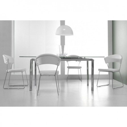 Silla Tapizada Curva