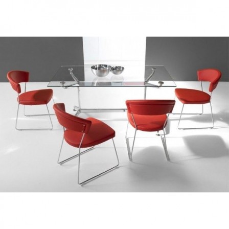 Silla Tapizada Curva