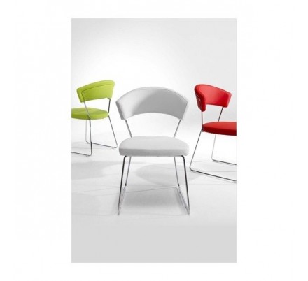 Silla Tapizada Curva