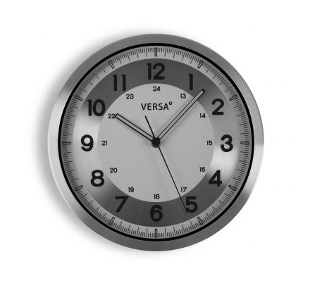 RELOJ ALUMINIO PLATEADO 30 CM