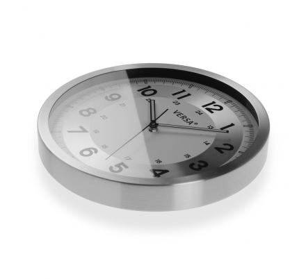 RELOJ ALUMINIO PLATEADO 30 CM