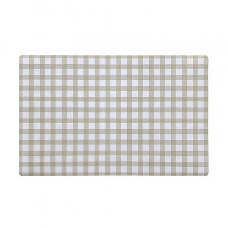 SALVAMANTEL VICHY  BEIGE CLARO
