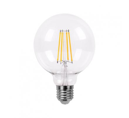 Bombilla Filamento Globo 12x8d 8w Clara E27 880lm 2700k