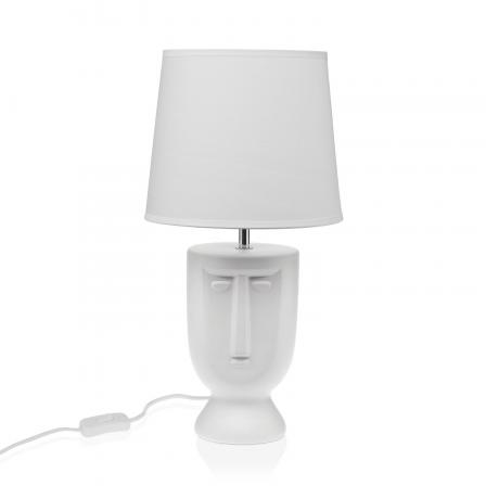 LAMPARA DE MESA BLANCA