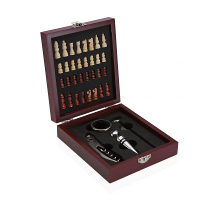 SET VINO  AJEDREZ