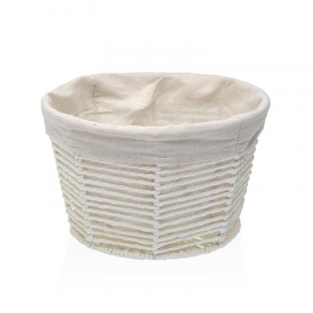 CESTA REDONDA BLANCA
