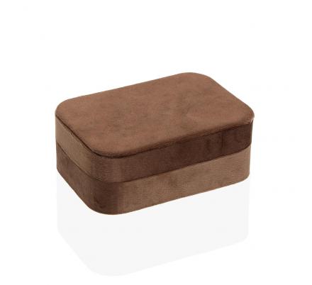 JOYERO MARRON VELVET
