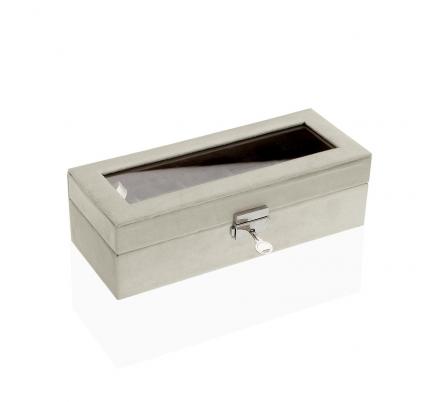 CAJA DE RELOJES CREMA