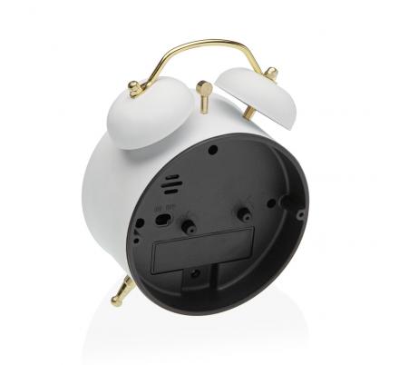 RELOJ DESPERTADOR BLANCO 9,7CM