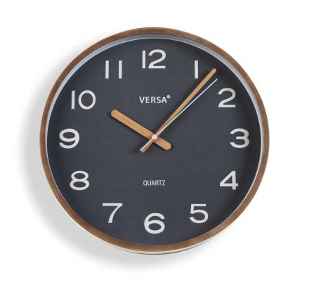 RELOJ GRIS OSCURO 30 CM