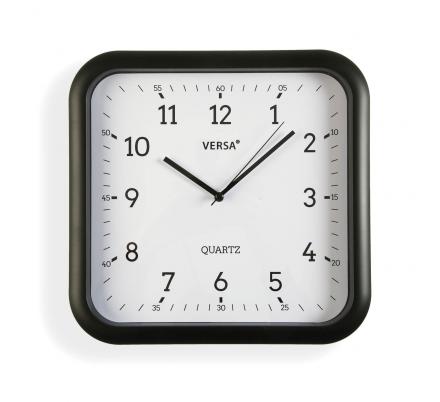 RELOJ SQUARE NEGRO 30 CM