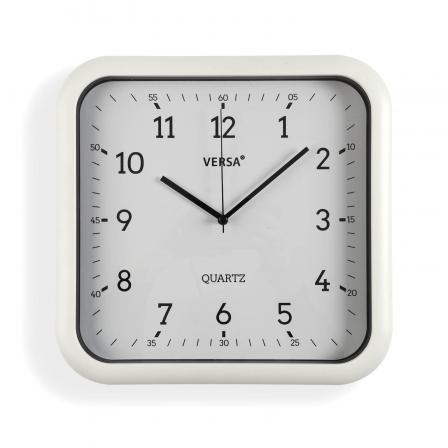 RELOJ SQUARE BLANCO 30 CM