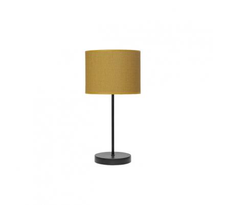 Sobremesa Moda 1xe14 Negro/amarillo 42x17x17cm