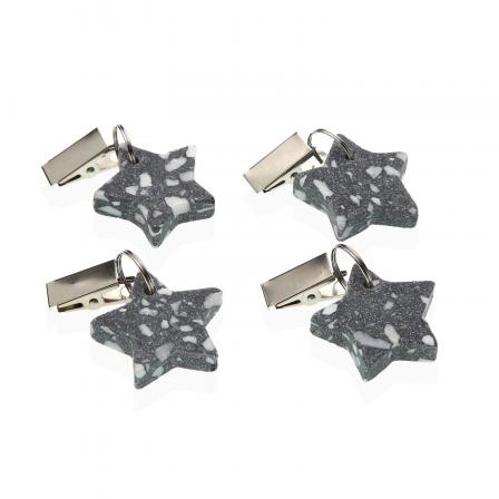 SET 4 PESOS MANTEL ESTRELLA