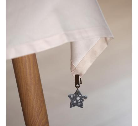 SET 4 PESOS MANTEL ESTRELLA
