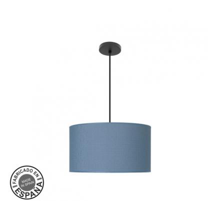 Colgante Moda 2xe27 Negro/azul Regx40x40 Cm C/difusor