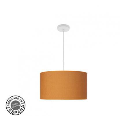 Colgante Moda 2xe27 Blanco/naranja Regx40x40 Cm C/difusor