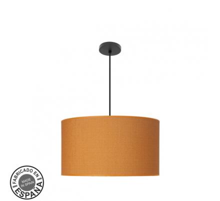 Colgante Moda 3xe27 Negro/naranja Regx50x50 Cm C/difusor