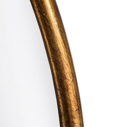 ESPEJO ORO METAL DECORACIÓN 120 X 2,50 X 120 CM