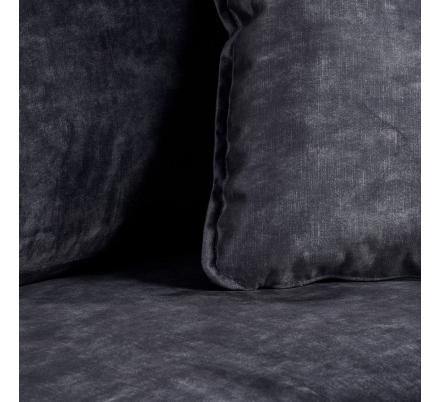 SOFÁ 3 PLAZAS GRIS OSCURO TEJIDO SALÓN 230 X 93 X 97 CM
