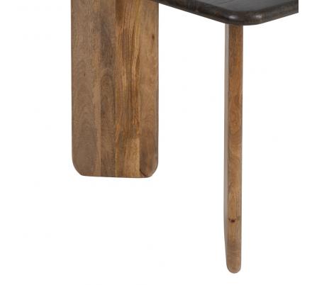 MESA COMEDOR NATURAL-MARRÓN 200 X 100 X 76 CM