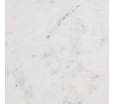 MESA CENTRO NATURAL-BLANCO MÁRMOL/MADERA 80 X 80 X 40 CM