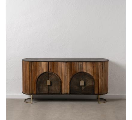 APARADOR NATURAL-ORO MADERA DE MANGO 153 X 41 X 75 CM