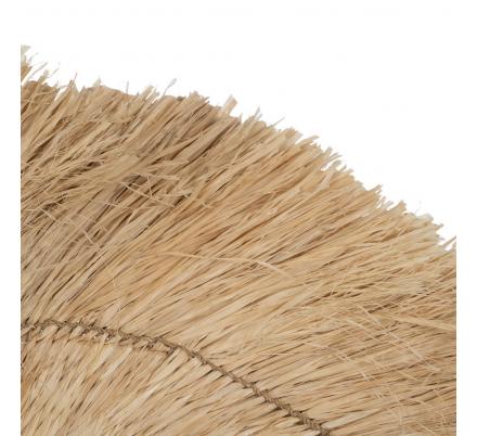 ESPEJO FIBRA NATURAL DECORACIÓN 90 X 4 X 90 CM
