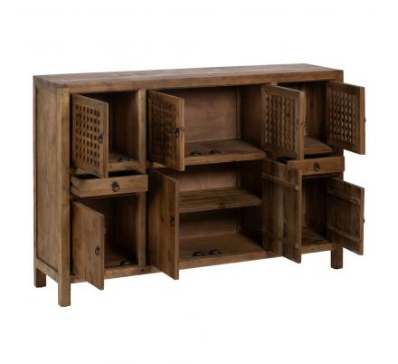 MUEBLE NATURAL MADERA DE PINO SALÓN 153 X 37 X 104 CM