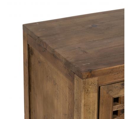MUEBLE NATURAL MADERA DE PINO SALÓN 153 X 37 X 104 CM
