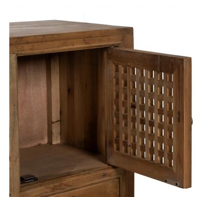 MUEBLE NATURAL MADERA DE PINO SALÓN 153 X 37 X 104 CM