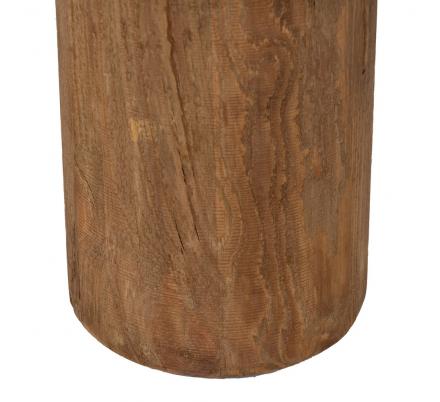 MESA CENTRO NATURAL-NEGRO MADERA DE PINO 90 X 90 X 35 CM