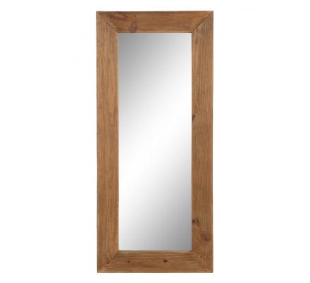 ESPEJO VESTIDOR NATURAL MADERA DE PINO 80 X 5 X 180 CM