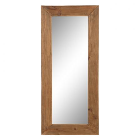 ESPEJO VESTIDOR NATURAL MADERA DE PINO 80 X 5 X 180 CM